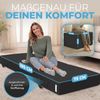 Bestschlaf Klappmatratze, 15 cm hoch, waschbar, geeignet für Hausstauballergiker, Schwarz, 15 x 195 x 75 cm Bild 2