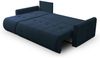 Selsey 'Timmone' Ecksofa mit Schlaffunktion & Bettkasten, Chenille, Universal, Dunkelblau Bild 3