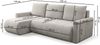 Selsey 'Timmone' Ecksofa mit Schlaffunktion & Bettkasten, Chenille, Universal, Dunkelblau Bild 4