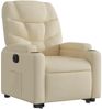 vidaXL Relaxsessel mit Aufstehhilfe Elektrisch Creme Stoff 3204629 Bild 4
