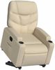 vidaXL Relaxsessel mit Aufstehhilfe Elektrisch Creme Stoff 3204629 Bild 3