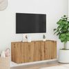 vidaXL TV-Wandschrank Artisan-Eiche 100x30x41 cm 857671 Bild 3