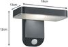 LED Solar Wandleuchte, Bewegungsmelder, H 12 cm, ESQUEL Bild 4