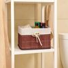 Relaxdays Aufbewahrungskorb Set aus Bambus Bild 4
