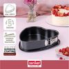 Zenker Herzspringform Ø25 cm – Backform mit Herz-Prägung, PFAS-frei, Ideal für Valentins- und Muttertag, Made in Germany, Schwarz Bild 2