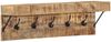 vidaXL Garderobenständer Braun 73 x 19 x 23 cm Massivholz Mango 4102745 Bild 3