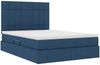 vidaXL Aufbewahrungsbett mit Matratze Blau 140 x 190 cm Polyester 3371783 Bild 5