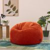 Icon Kingston Sitzsack Cord, Orange, Sitzsack Erwachsene mit Füllung, Bean Bag, Cord Sessel, Lounge Sessel, Lounge Stuhl, Schlafzimmer, Wohnzimmer, Wohnzimmer Möbel Bild 3
