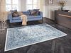 Kurzflor Teppich Keshan Maschad Saphirblau - 80x150x0,7cm Bild 5