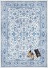 Kurzflor Teppich Keshan Maschad Saphirblau - 80x150x0,7cm Bild 2