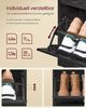 VASAGLE Schuhschrank 4 Klappen, Schuhkipper, Schuhregal, Schuhaufbewahrung, Trennwand verstellbar, für 16-28 Paar Schuhe, Flur, 24 x 105,5 x 82,7 cm, ebenholzschwarz LBCDE035B01 Bild 4
