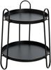 HAKU Möbel Beistelltisch - schwarz-matt - H. 50cm - HAKU-25502 Bild 2