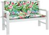 vidaXL Gartenbank-Auflagen, 2 Stk., Polyester, Mehrfarbig, 120 x 50 x 7 cm Bild 3