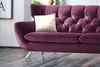 KAWOLA Sofa CHARME 2-Sitzer Velvet purple 94 x 95 x 175 cm Bild 4