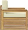vidaXL Outdoor-Sofa Polyester Weiß und Creme 3439122 Bild 4