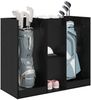 vidaXL Golf Schrank Uni Schwarz Eichen-Optik 102 x 45 x 85,5 cm 899456 Bild 3
