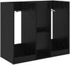 vidaXL Golf Schrank Uni Schwarz Eichen-Optik 102 x 45 x 85,5 cm 899456 Bild 2