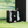 vidaXL Golf Schrank Uni Schwarz Eichen-Optik 102 x 45 x 85,5 cm 899456 Bild 4