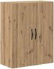 vidaXL Highboard 2 pcs Artisan-Eiche Ingenieurholz und Glas 3403166 Bild 5