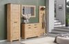 Garderobe Set Follow in Eiche Artisan und grau 270 cm Bild 3