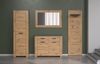 Garderobe Set Follow in Eiche Artisan und grau 270 cm Bild 4