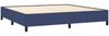 Boxspringbett mit Matratze Stoff Blau 200x200 cm, Härtegrad: H2 [3128075] Bild 4