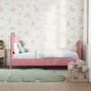 vidaXL Kinderbettgestell mit Kopfteil Rosa 70 x 140 cm Samt 42011069 Bild 3
