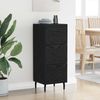 vidaXL Sideboard Schwarz Eichen-Optik 34 x 34,5 x 90 cm Holzwerkstoff 881578 Bild 4