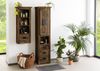 Hochschrank Mango 50x35x195 braun lackiert RAILWAY #479 Bild 2