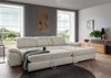 Polstergarnitur >Riordan< Schlaffunktion, Stauraum, Webstoff Corto beige - 314x104x184 (BxHxT) Bild 2