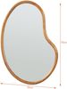 Wandspiegel Jokioinen 75x55 cm Eicheoptik [en. casa] Bild 3