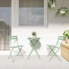 vidaXL Gartenklappstuhl 2 pcs Hellmint 42 x 46 x 82cm Metall 42002958 Bild 2