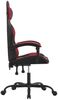 vidaXL Gaming-Stuhl Drehbar Schwarz und Weinrot Kunstleder [349574] Bild 4
