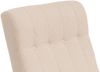 Schaukelstuhl HWC-K10, Relaxsessel, Holz FSC® Stoff/Textil Bouclé (450g/m²) ~ creme, Gestell Walnuss-Optik Bild 5