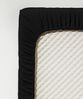 fleuresse Mako Satin Baumwolle Spannbettlaken Colours 200x200 cm Schwarz Bild 4