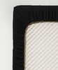 fleuresse Mako Satin Baumwolle Spannbettlaken Colours 200x200 cm Schwarz Bild 2