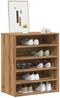 vidaXL Schuhregal Artisan-Eiche 60x35x70 cm Holzwerkstoff 856701 Bild 1