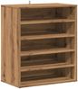 vidaXL Schuhregal Artisan-Eiche 60x35x70 cm Holzwerkstoff 856701 Bild 2