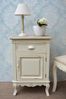 Livin Hill Nachttisch Rimini Creme, hellbraune Spitze RI113 Bild 3