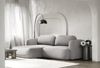 Selsey Tvoya Ecksofa mit Schlaffunktion, Ottomane links, hellgraues Chenille Bild 3