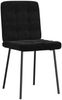 vidaXL Esszimmerstühle 6 Stk. Schwarz Samt 3315456 Bild 4