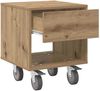 vidaXL Nachttisch Artisan-Eiche 40,5 x 40 x 48 cm Holzwerkstoff 891070 Bild 5