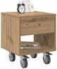 vidaXL Nachttisch Artisan-Eiche 40,5 x 40 x 48 cm Holzwerkstoff 891070 Bild 3