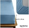 Komfortec Spannbettlaken Jersey Mehrfarbig, 100% Baumwolle, Gummizug: Rundum, (2 Stück), OEKO-TEX® Standard 100 Zertifisiert, für Matratzen bis 25 cm Höhe Bild 4