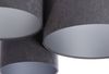 BPS Koncept 080-052 Deckenleuchte Trio dunkelgrau, silber 3 x E27 L:91cm H:30cm dimmbar Bild 3