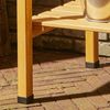 Pflanztisch Paola aus FSC® Kiefernholz 99 x 55 x 90 cm mit verzinkter Arbeitsfläche zwei Schubladen schadstofffrei Bild 3