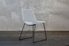 KAWOLA Stuhl ASCO weiß Gestell Metall schwarz 80 x 55 x 49 cm Bild 4