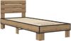 vidaXL Bettgestell mit Kopfteil Artisan-Eiche 80x200 cm 8009094 Bild 2