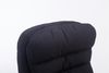 Bürostuhl SOUK Stoff - 116x68x77, Schwarz Stoff Metall in Chromoptik Gestell ergonomische Bürostühle Homeoffice Stuhl mit Rollen Bild 5