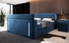 Boxspringbett Divaneo mit TV Lift und Stauraum (2 Schubladen) 140x200 Blau H2 (bis 70kg) Bild 3